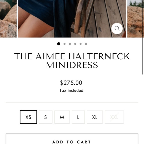 Phair black linen dress - Picture 6 of 7